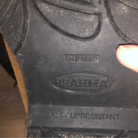 Brahma steel toe oil and slip resistant men’s boots size 9 - Picture 7 of 8